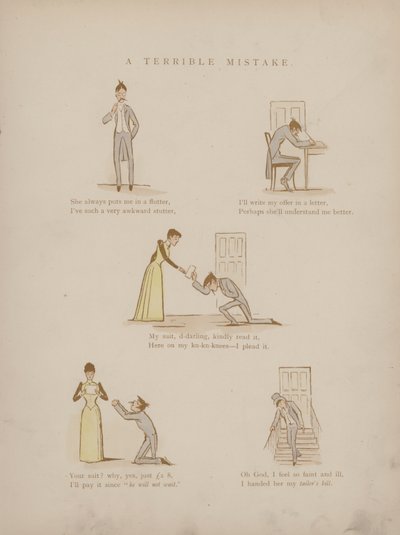 Strona z Humorów Cynikusa (kolorowa grawerunek) autorstwa Martin  Anderson