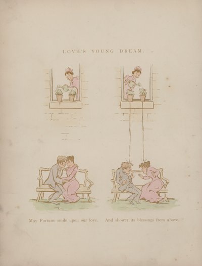 Strona z Humorów Cynikusa (kolorowa grawerunek) autorstwa Martin  Anderson