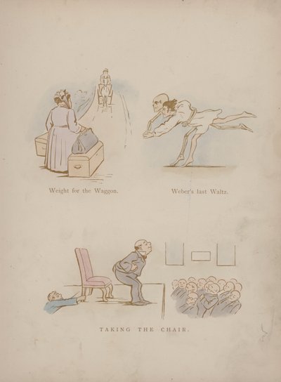 Strona z Humorów Cynikusa (kolorowa grawerunek) autorstwa Martin  Anderson