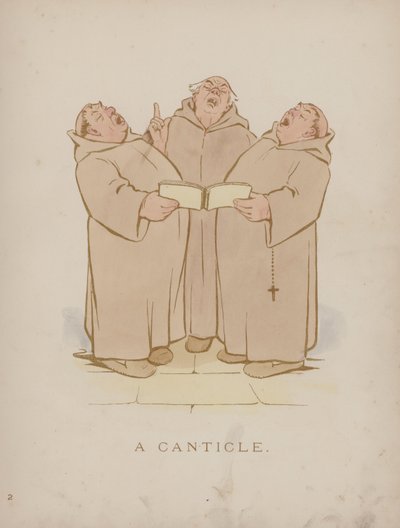 Strona z Humorów Cynikusa (kolorowa grawerunek) autorstwa Martin  Anderson