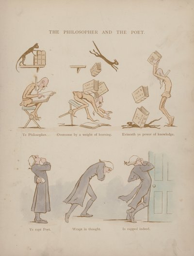 Strona z Humorów Cynikusa (kolorowa grawerunek) autorstwa Martin  Anderson