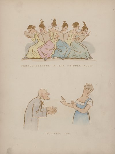 Strona z Humorów Cynikusa (kolorowa grawerunek) autorstwa Martin  Anderson