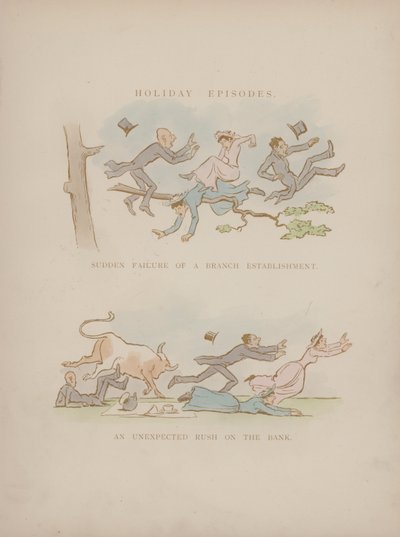 Strona z Humorów Cynikusa (kolorowa grawerunek) autorstwa Martin  Anderson