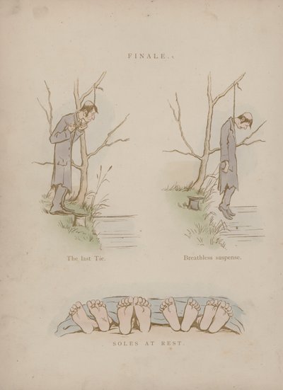 Strona z Humorów Cynikusa (kolorowa grawerunek) autorstwa Martin  Anderson