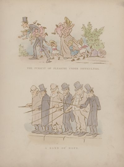 Strona z Humorów Cynikusa (kolorowa grawerunek) autorstwa Martin  Anderson