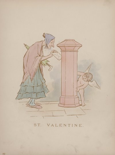 Strona z Humorów Cynikusa (kolorowa grawerunek) autorstwa Martin  Anderson