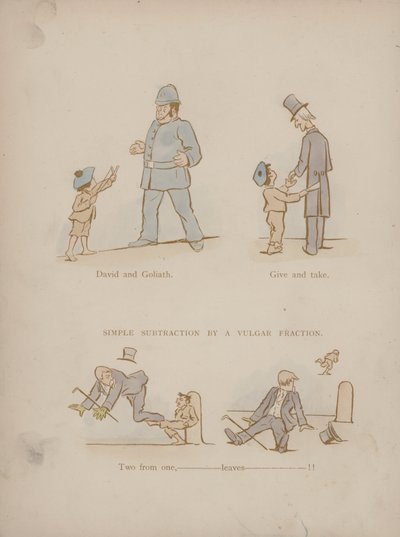 Strona z Humorów Cynikusa (kolorowa grawerunek) autorstwa Martin  Anderson