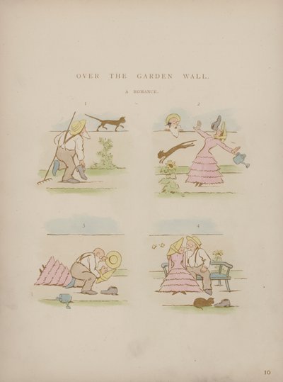 Strona z Humorów Cynikusa (kolorowa grawerunek) autorstwa Martin  Anderson