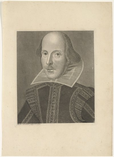 Portret Williama Szekspira autorstwa Martin Droeshout (II)