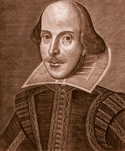 Portret Szekspira, 1623. autorstwa Martin Droeshout
