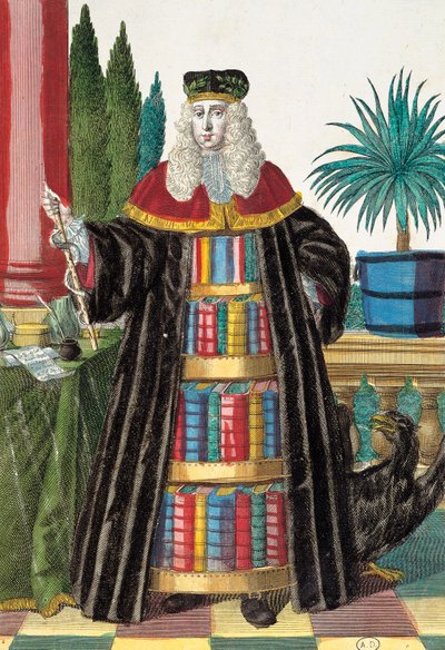 Doktor, rycina z Assemblage des nouveau manouvries hailles autorstwa Martina Engelbrechta (1684-1756), Niemcy autorstwa Martin Engelbrecht