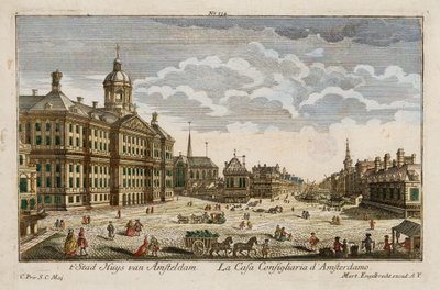 Stad Huys van Amsteldam autorstwa Martin Engelbrecht