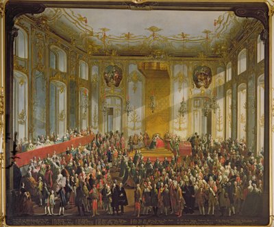 Cesarzowa Maria Teresa w Inwestyturze Zakonu św Szczepana, 1764 (szczegóły patrz 66581) autorstwa Martin II Mytens or Meytens