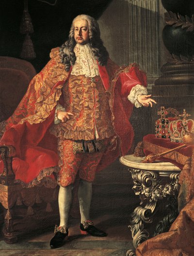 Portret Karola VI Austrii (Wiedeń) autorstwa Martin II Mytens or Meytens