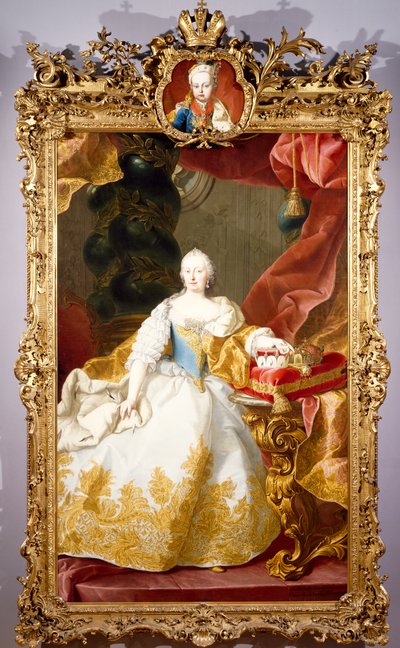 Portret Marii Teresy (Wiedeń) autorstwa Martin II Mytens or Meytens