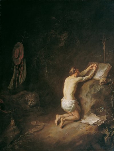 Święty Hieronim autorstwa Martin Johann Schmidt