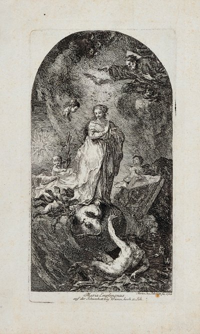 Poczęcie Maryi autorstwa Martin Johann Schmidt