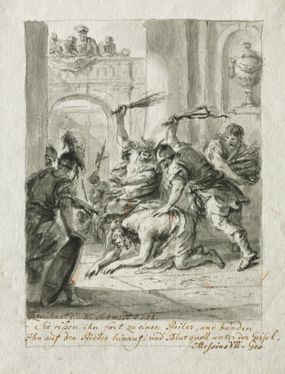 Biczowanie, 1788. autorstwa Martin Johann Schmidt
