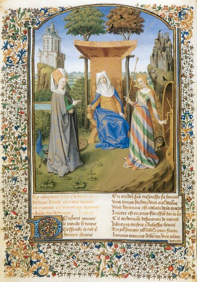 Walka między cnotą a fortuną, wiersz Martina Le Franca dla Philippe