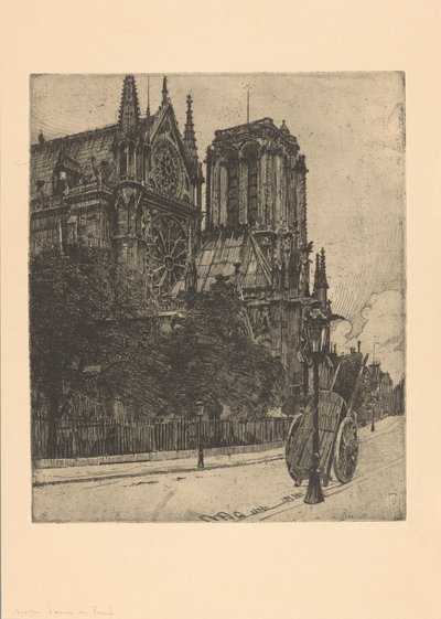 Notre Dame w Paryżu autorstwa Martin Monnickendam