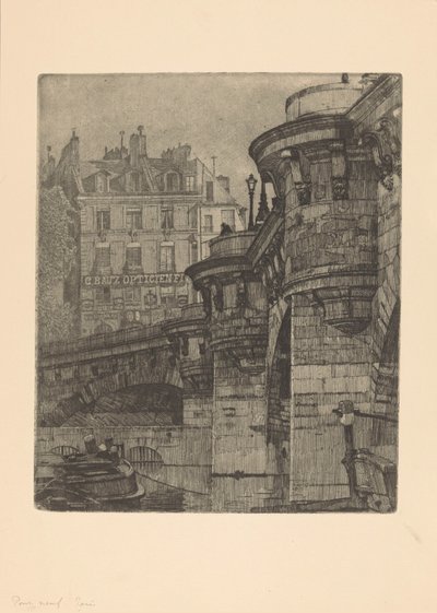 Pont Neuf w Paryżu autorstwa Martin Monnickendam