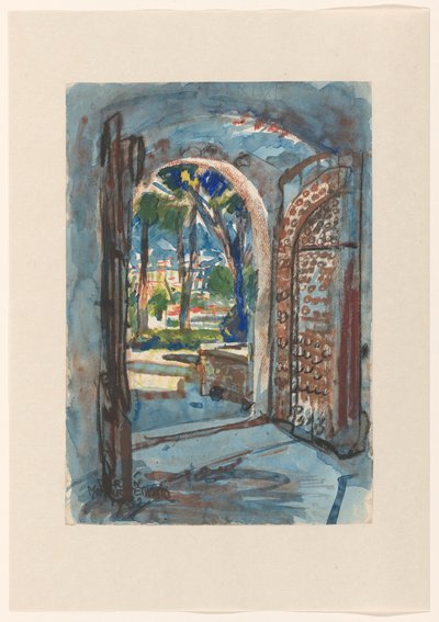 Brama w S. Miniato autorstwa Martin Monnickendam