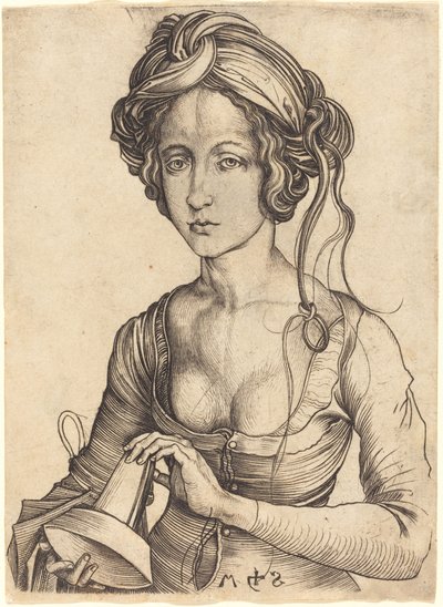 Głupia Dziewica autorstwa Martin Schongauer