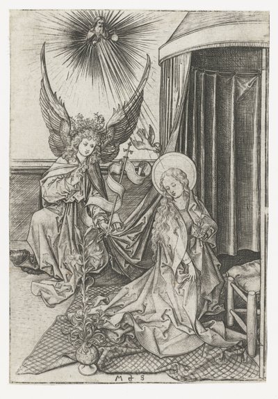 zwiastowanie autorstwa Martin Schongauer