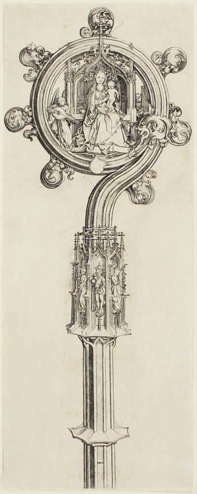 Krzyż biskupi autorstwa Martin Schongauer