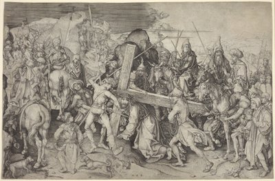 Chrystus niosący krzyż autorstwa Martin Schongauer