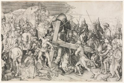 Chrystus niosący krzyż autorstwa Martin Schongauer