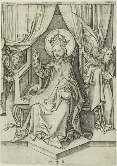 Chrystus na tronie autorstwa Martin Schongauer