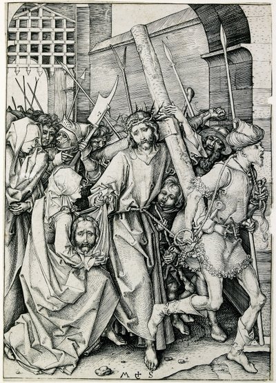 Chrystus niosący krzyż, koniec XV w. autorstwa Martin Schongauer