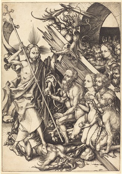 Chrystus w Otchłani autorstwa Martin Schongauer