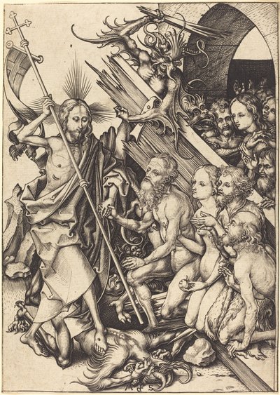Chrystus w Otchłani autorstwa Martin Schongauer