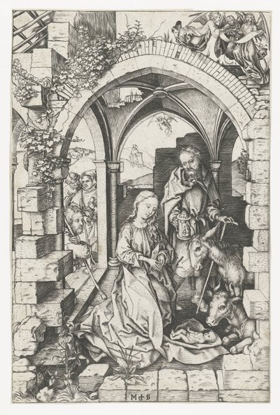 Narodziny Chrystusa autorstwa Martin Schongauer