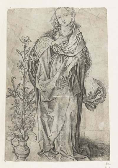 Maryja Panna Zwiastowanie (tytuł serii) autorstwa Martin Schongauer