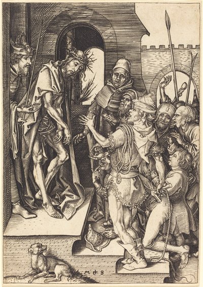 Spójrz na mężczyznę autorstwa Martin Schongauer