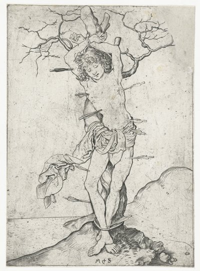 Św. Sebastian autorstwa Martin Schongauer