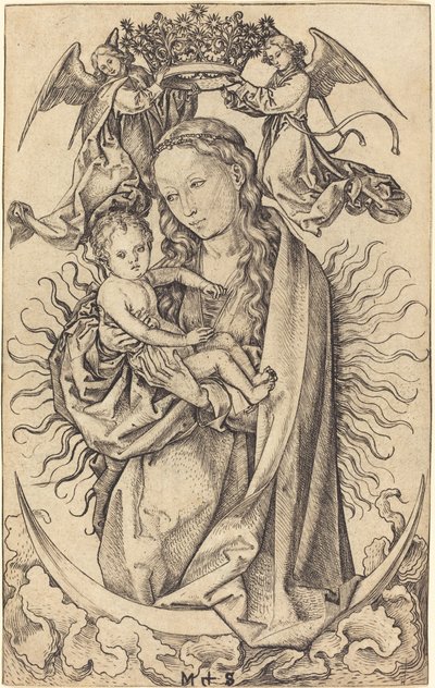 Madonna na Półksiężycu autorstwa Martin Schongauer