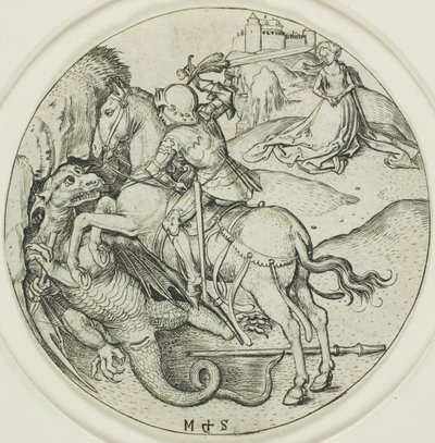 Święty Jerzy autorstwa Martin Schongauer