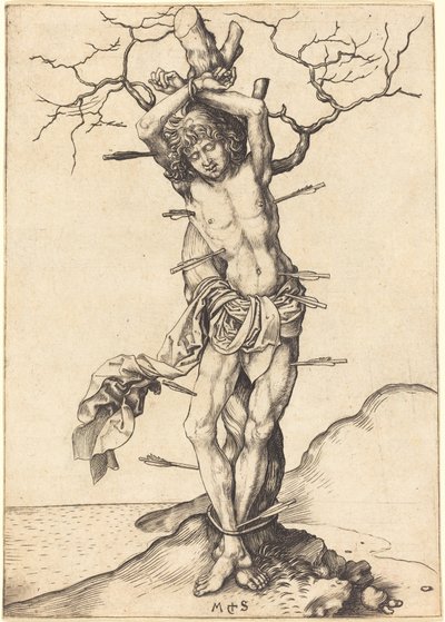 Św. Sebastian autorstwa Martin Schongauer