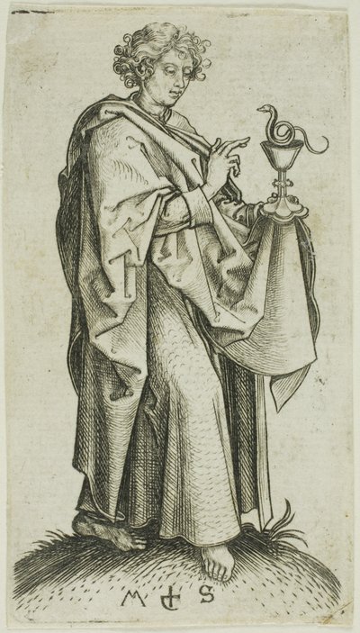 Święty Jan od Apostołów autorstwa Martin Schongauer