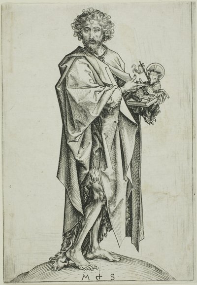 Jan Chrzciciel autorstwa Martin Schongauer