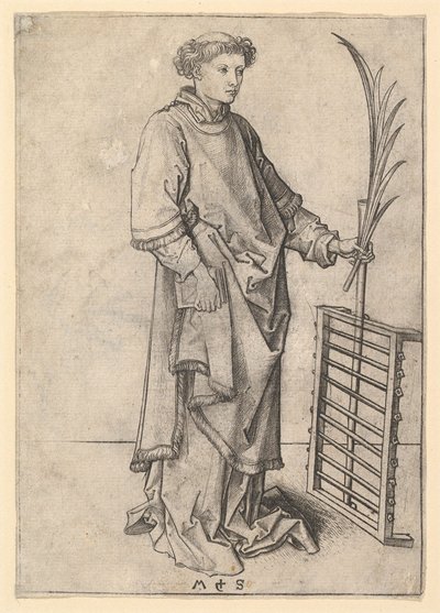 św. 1435-1491. autorstwa Martin Schongauer