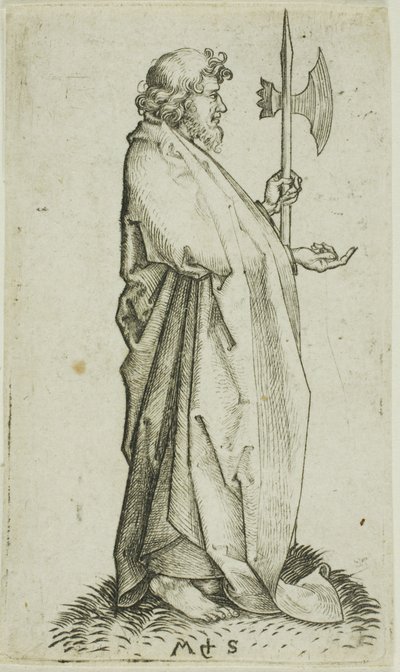 Święty Maciej, od Apostołów autorstwa Martin Schongauer