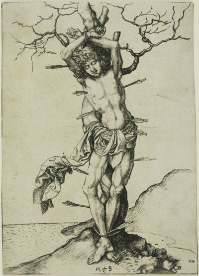 Św. Sebastiana autorstwa Martin Schongauer
