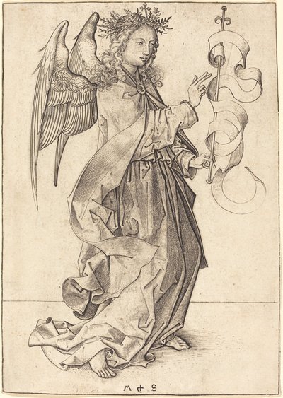 Archanioł Gabriel autorstwa Martin Schongauer