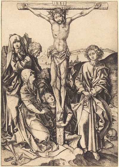 Ukrzyżowanie autorstwa Martin Schongauer