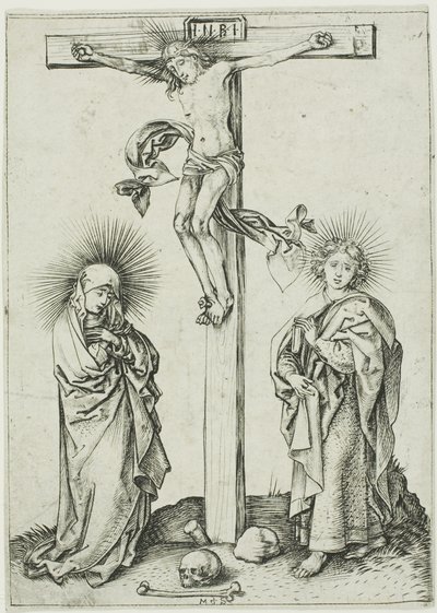 Ukrzyżowanie autorstwa Martin Schongauer